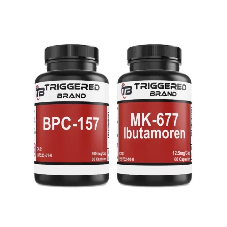 MK677 12.5mg/cap 60 Caps and BPC157 500mcg/cap 60 Caps Bundle