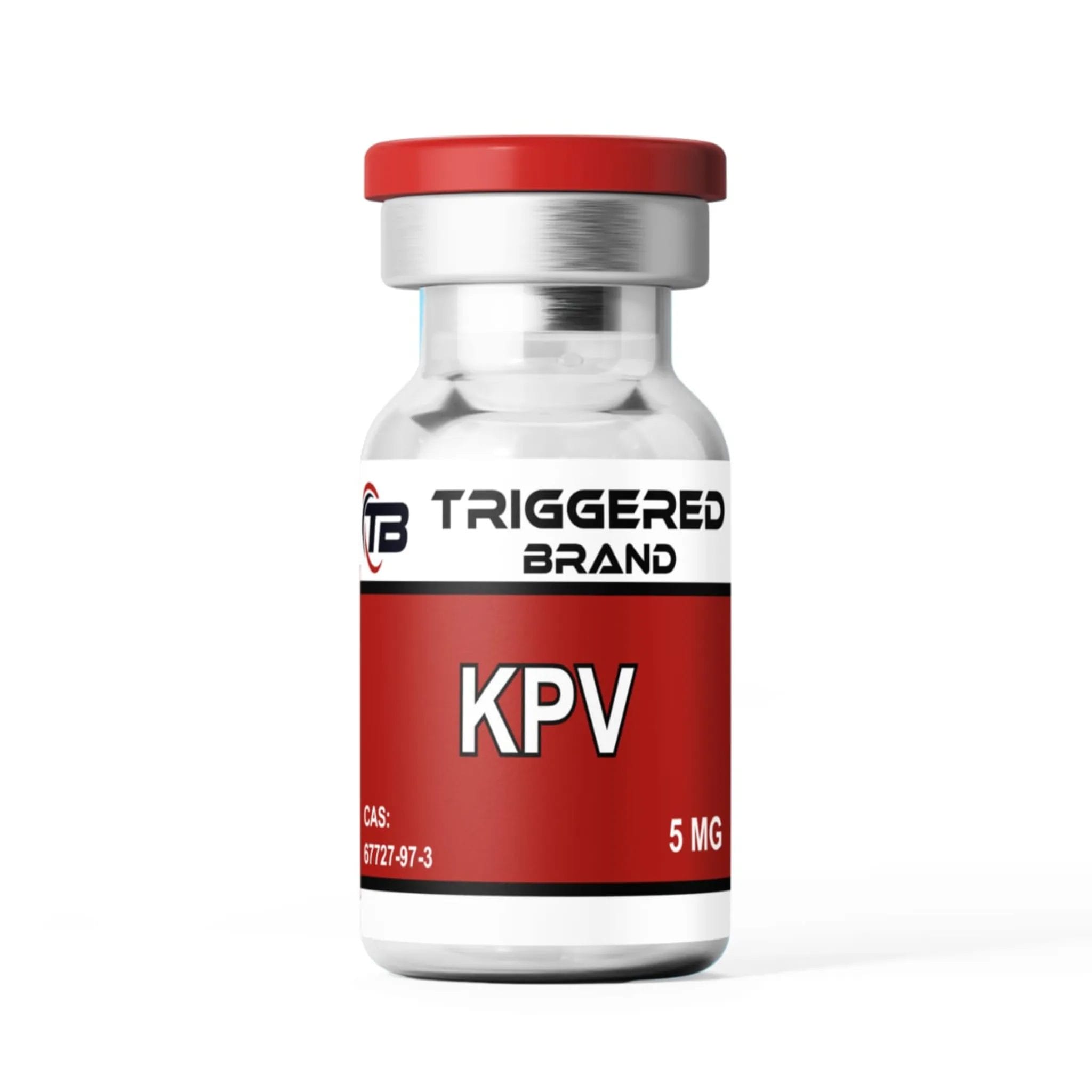 KPV 5mg peptide vial from Triggered Brand